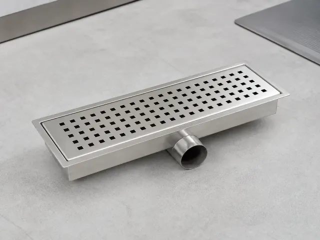 Rigole inox cu gratar