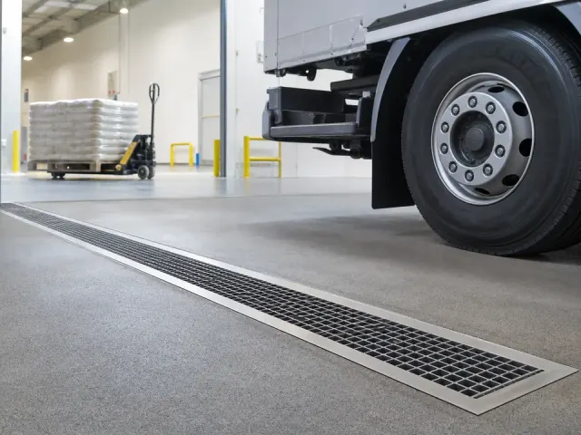 Rigole inox pentru trafic greu