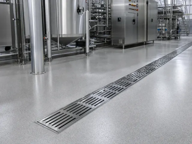 Rigole inox industriale