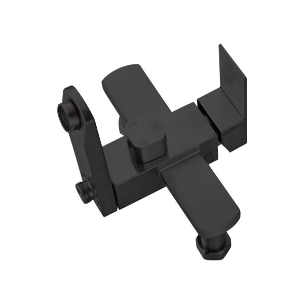 Coloana de dus cu 3 functii black Iperinox square - Iperinox
