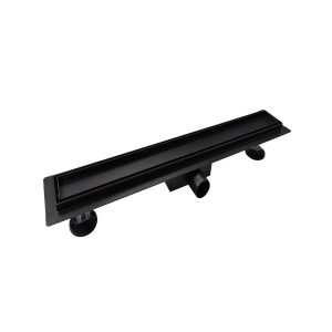 Rigola dus negru mat, Faiantabila, din inox, lungime 90 cm - Iperinox