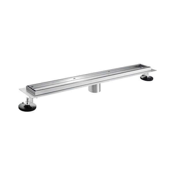 Rigola dus cu scurgere verticala, din inox, lungime 50 cm - Iperinox