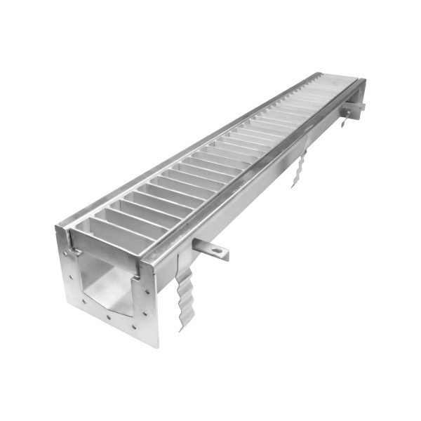 Rigola inox cu gratar Ladder S100-S800 - Iperinox