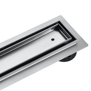 Rigola dus cu scurgere verticala, din inox, lungime 50 cm - Iperinox