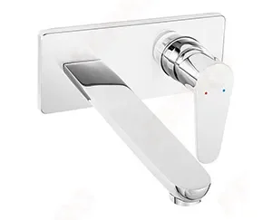 Baterie incastrata lavoar, pipa 22 cm Algeo Ferro - Iperinox