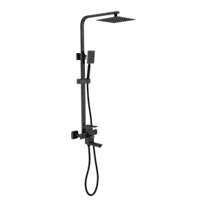 Coloana de dus cu 3 functii black Iperinox square - Iperinox