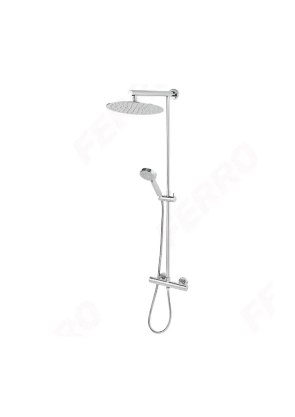 Coloana de dus cu baterie termostatata - Trevi Ferro - Iperinox