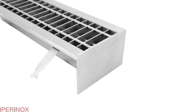 Rigola inox cu gratar Ladder S100-S800 - Iperinox