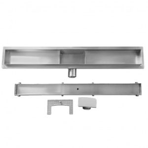 Rigola dus Premium, Faiantabila, din inox, lungime 60 cm - Iperinox