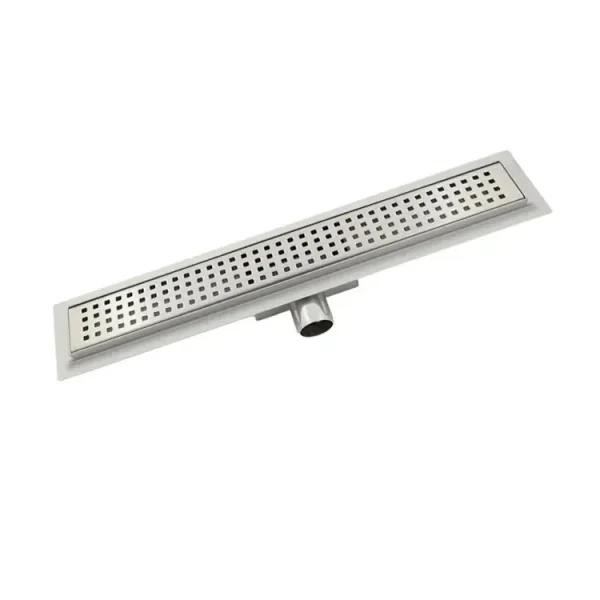 Rigola dus cu gratar Square, din inox, lungime 50 cm - Iperinox
