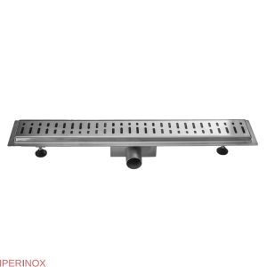 Rigola dus Premium cu gratar Wave In, din inox, lungime 90 cm - Iperinox