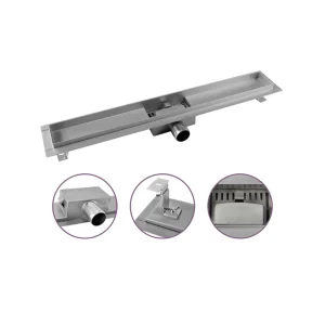 Rigola dus Faiantabila, din inox, lungime 40 cm - Iperinox