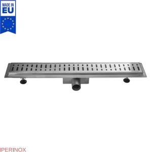 Rigola dus Premium cu gratar Wave In, din inox, lungime 100 cm - Iperinox