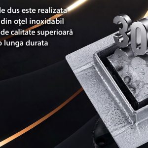 Rigola dus cu gratar Plat, din inox, lungime 90 cm - Iperinox