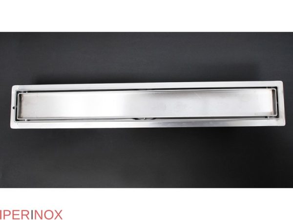 Rigola dus Premium cu scurgere verticala, Faiantabila, din inox, lungime 70 cm - Iperinox