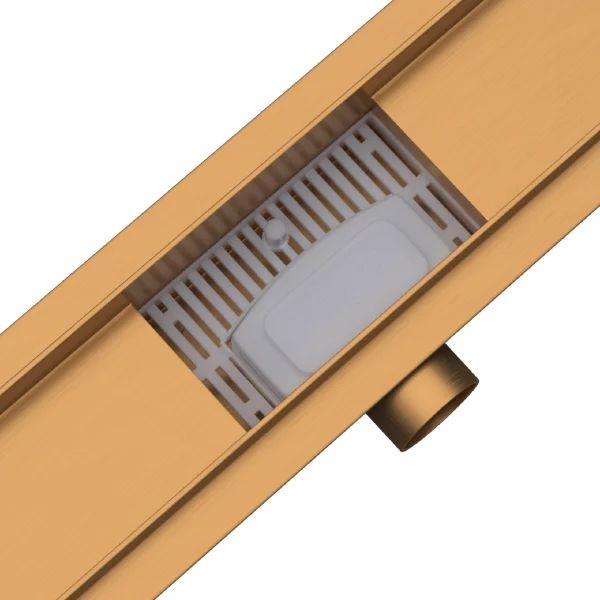 Rigola dus Gold Faiantabila, din inox, lungime 70 cm - Iperinox