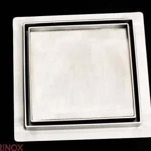 Sifon pardoseala Premium, Faiantabil, din inox, dimensiune 10x10 cm - Iperinox
