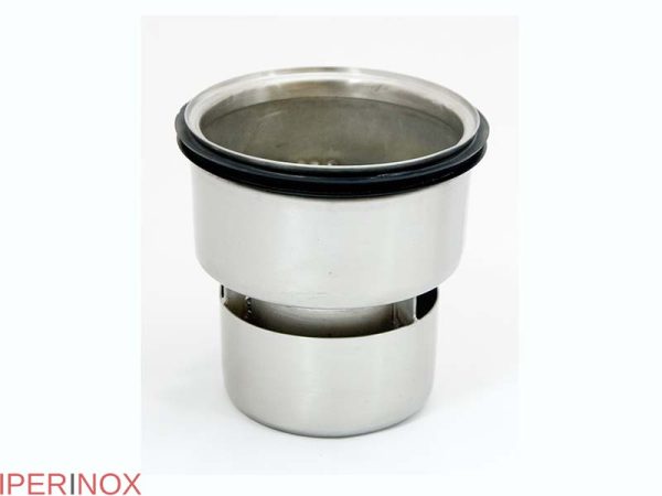 Sifon inox profesional, 300x300 mm, cu gratar antiderapant, iesire laterala - Iperinox