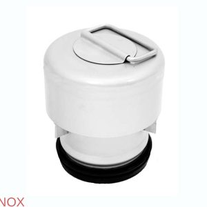 Sifon inox profesional, 300x300 mm, cu gratar lader, iesire verticala - Iperinox
