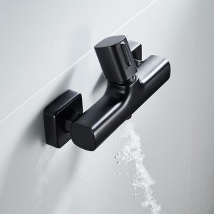 Baterie perete pentru dus Black Aveeo - Iperinox