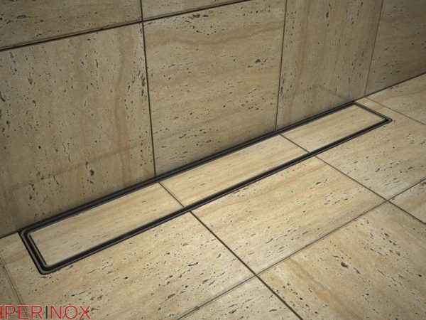 Rigola dus Premium, Faiantabila, din inox, lungime 120 cm - Iperinox